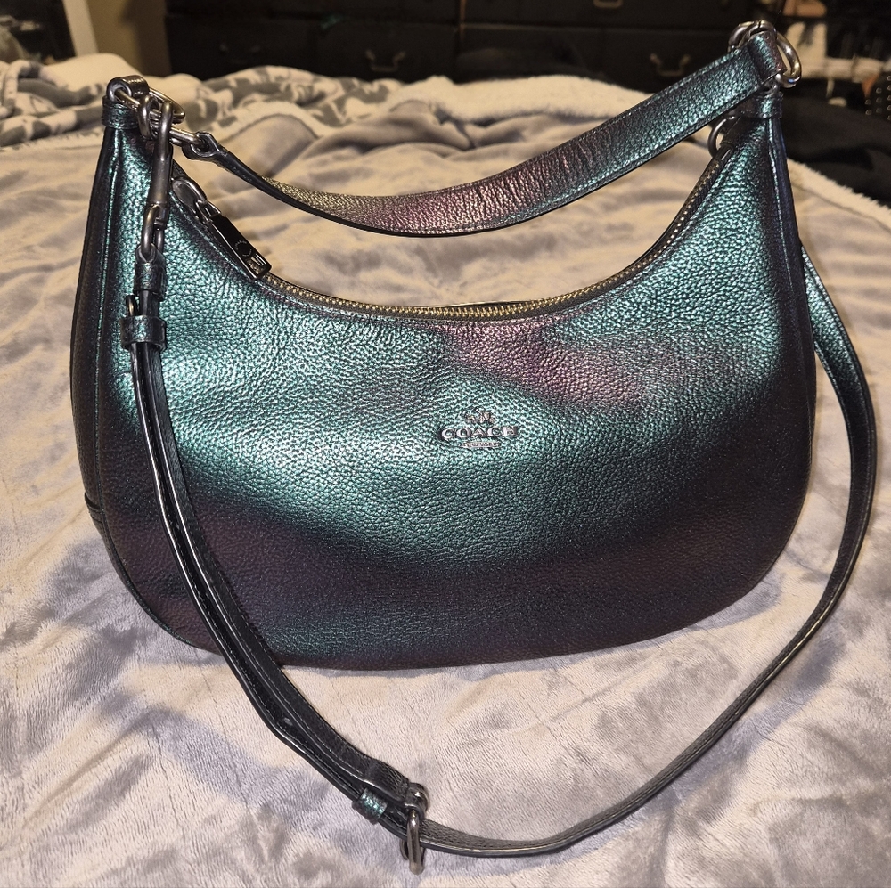 Rare Coach Hologram Leather Harley Hobo (The "Mermaid" Bag)